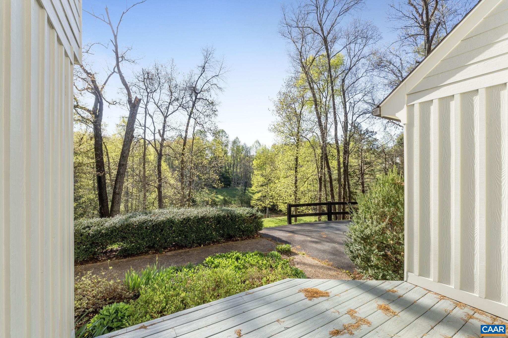 4053 Free Union Road Charlottesville, VA 22901 - Photo 52 of 67 a view of backyard with plants and trees