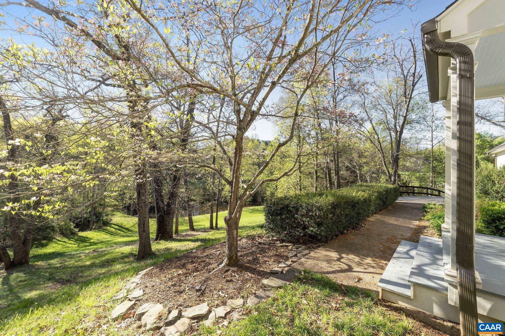 4053 Free Union Road Charlottesville, VA 22901 - Photo 7 of 67 a view of a yard with plants and trees