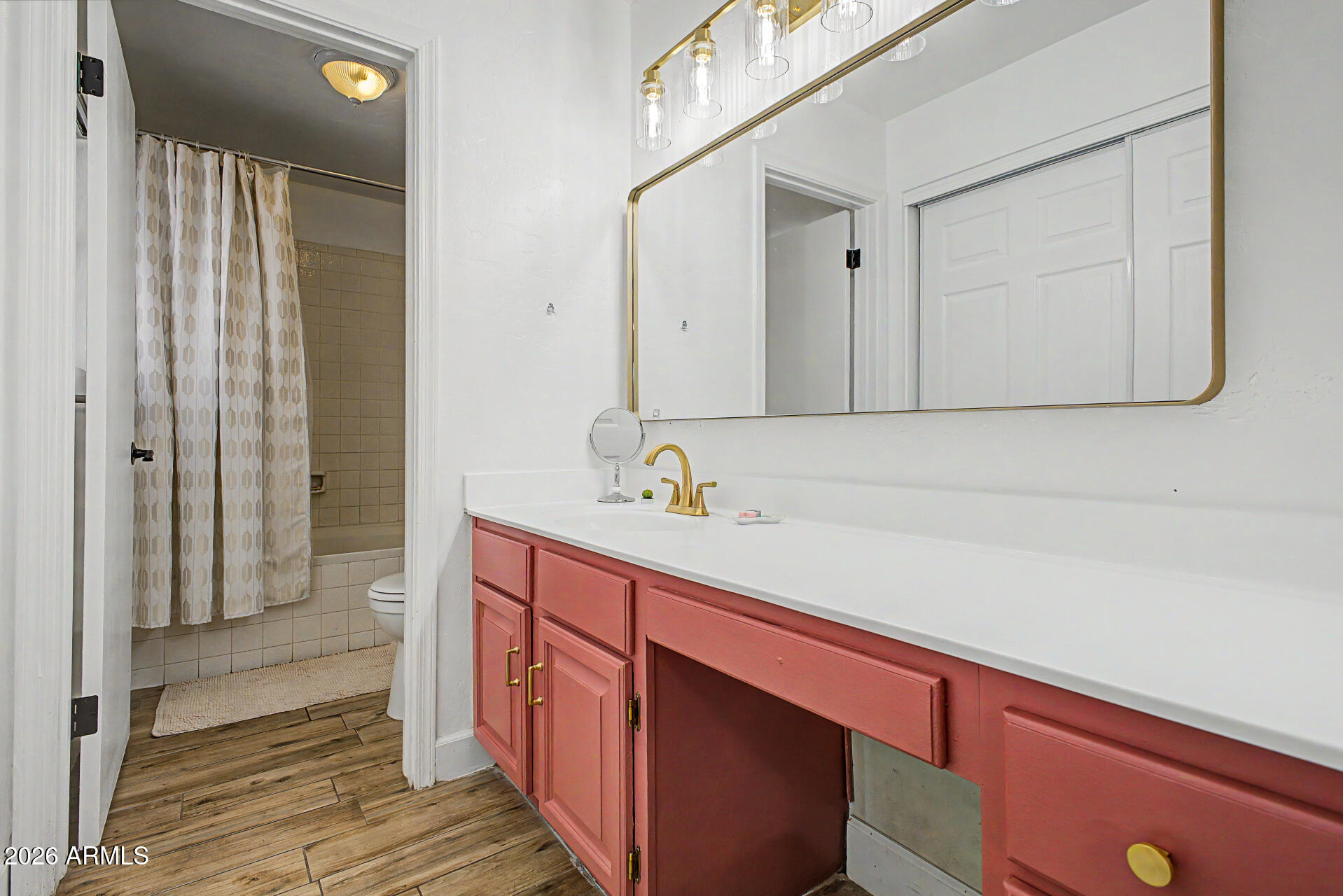 4725 East Brown Road, Unit 70 Mesa, AZ 85205 - Photo 16 of 25 a hallway with sink