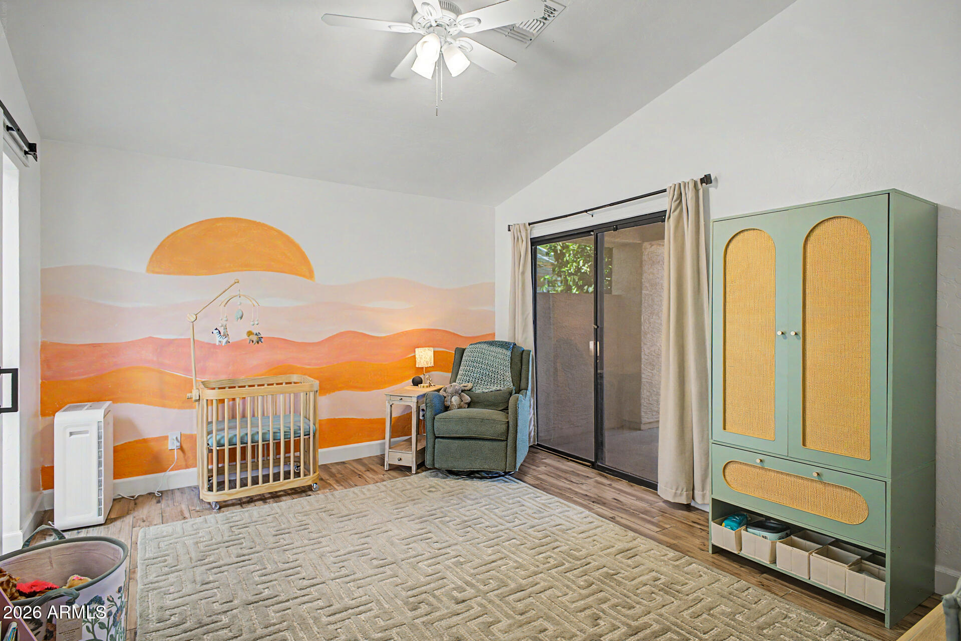 4725 East Brown Road, Unit 70 Mesa, AZ 85205 - Photo 20 of 25 a view of a bedroom with furniture and staircase
