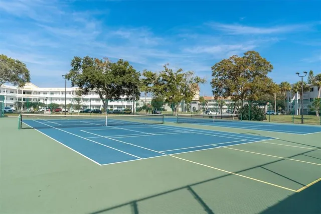 a view of a tennis court