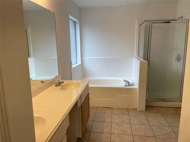 an empty room with a natural light