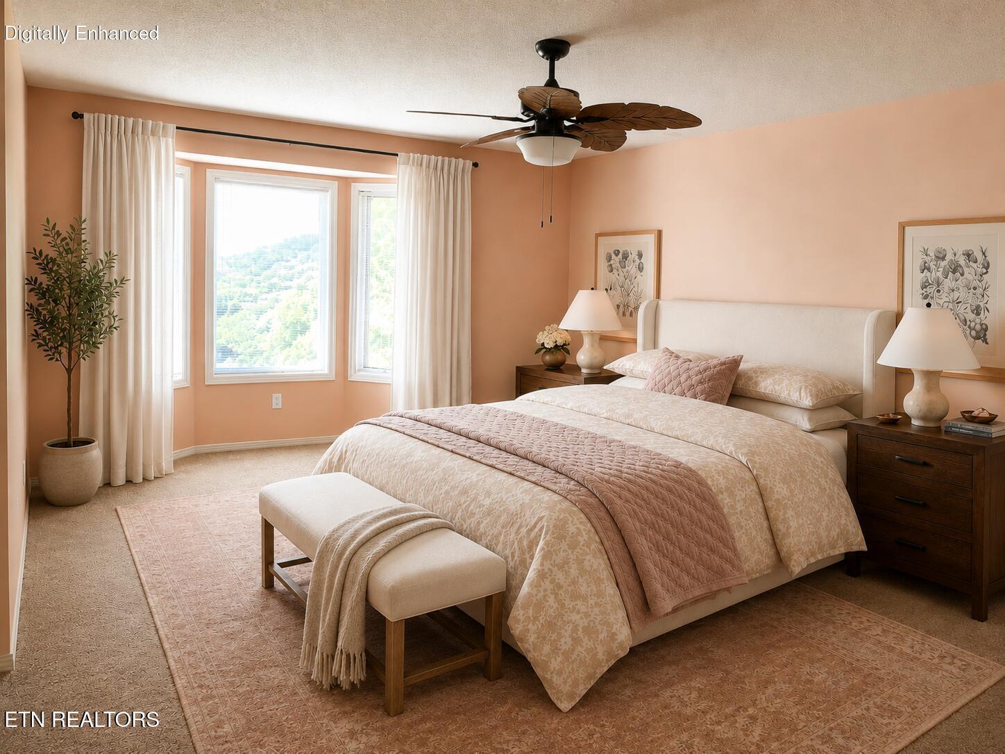 212 Tooweka Lane Loudon, TN 37774 - Photo 32 of 52 master bedroom - virtually staged
