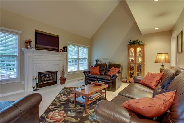 Cozy up to a nice fire in the gas fireplace.