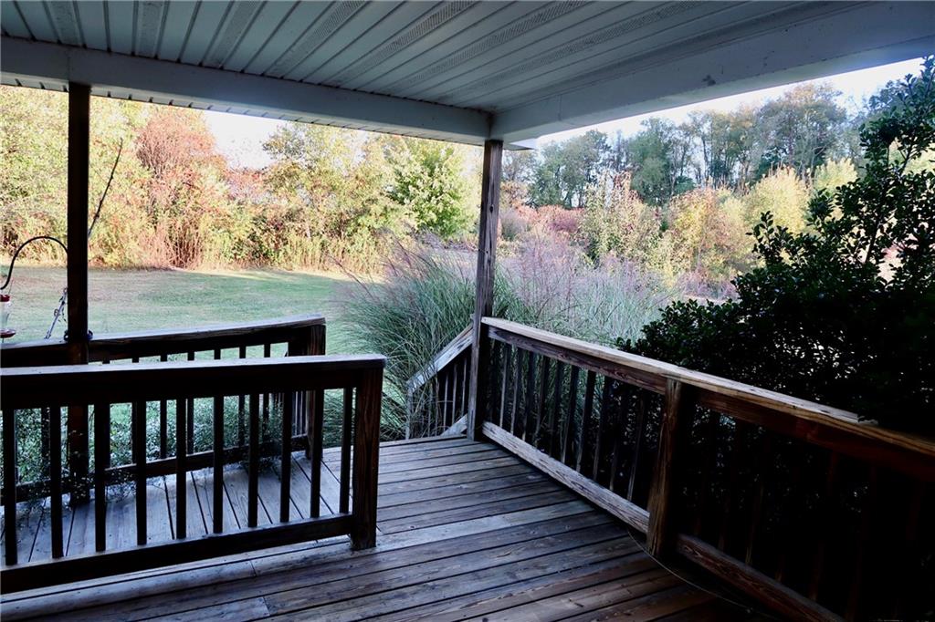 128 Airport Road Mercer, PA 16137 - Photo 33 of 36 a balcony with wooden floor in outdoor space