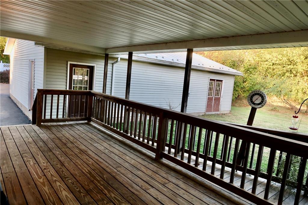 128 Airport Road Mercer, PA 16137 - Photo 34 of 36 a view of balcony with wooden floor