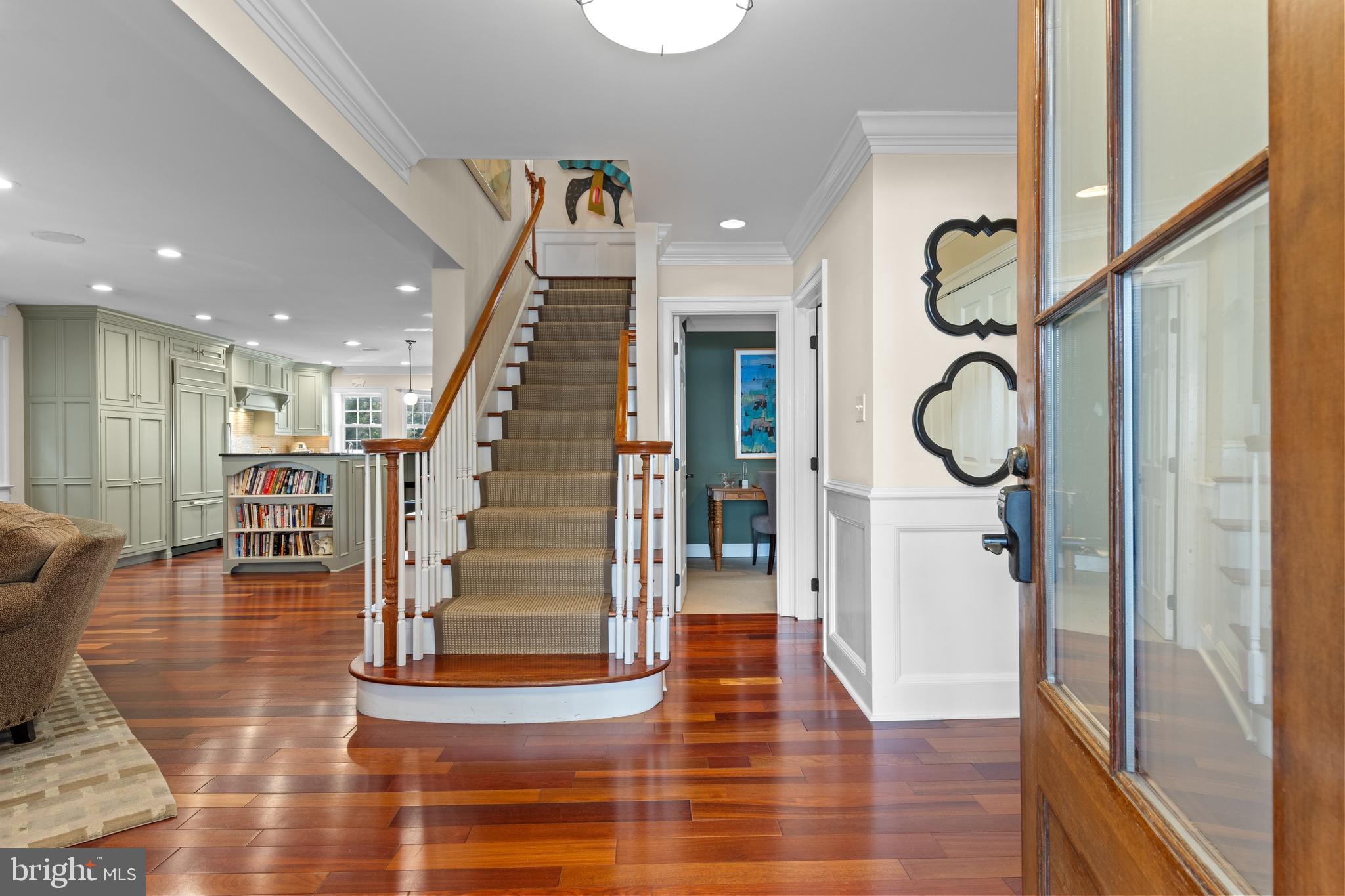 330 Dudley Avenue Narberth, PA 19072 - Photo 3 of 21 a view of entryway and hall with wooden floor