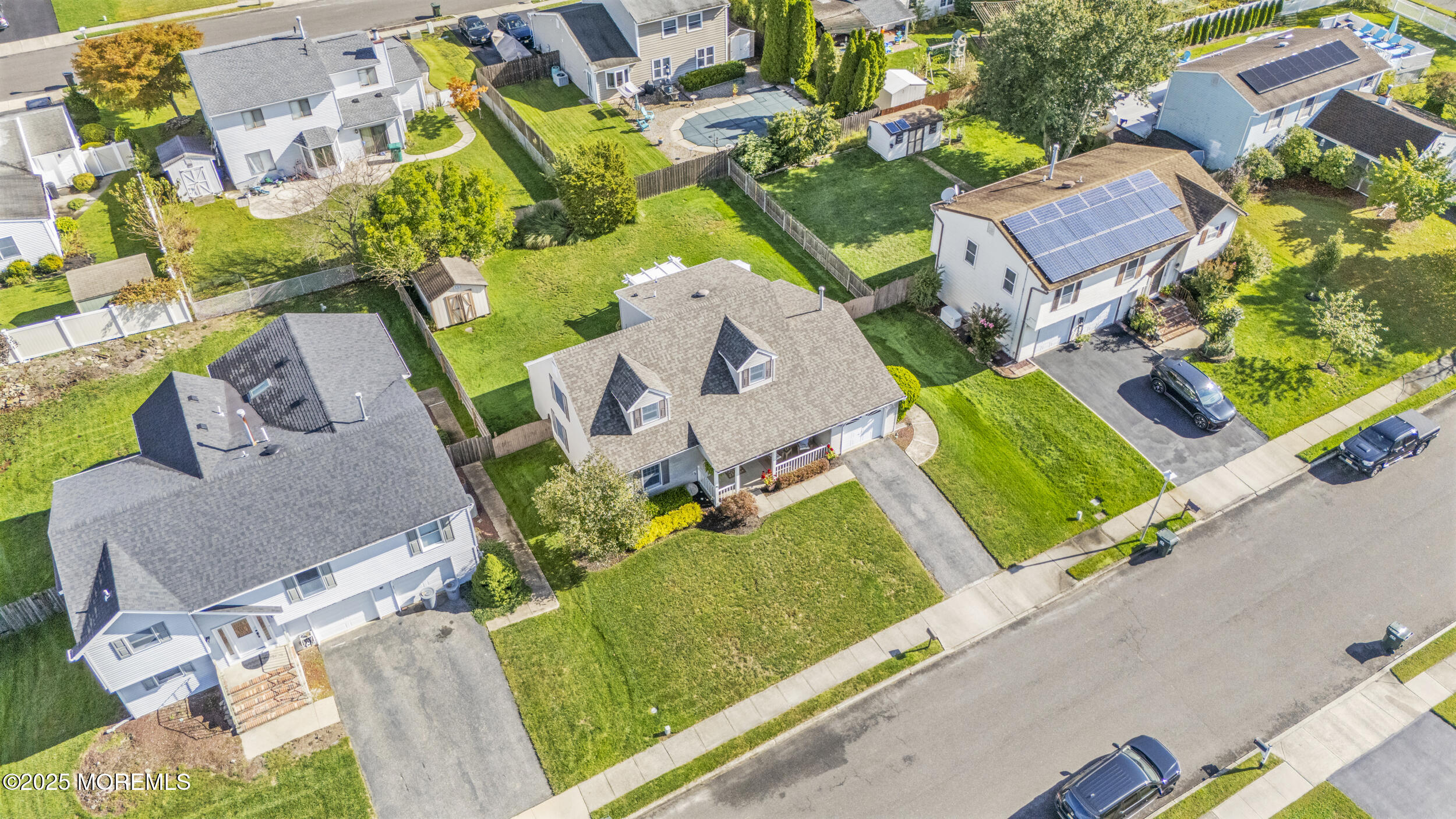 47 Yellowstone Lane Howell, NJ 07731 - Photo 2 of 47 an aerial view of residential house with outdoor space and parking