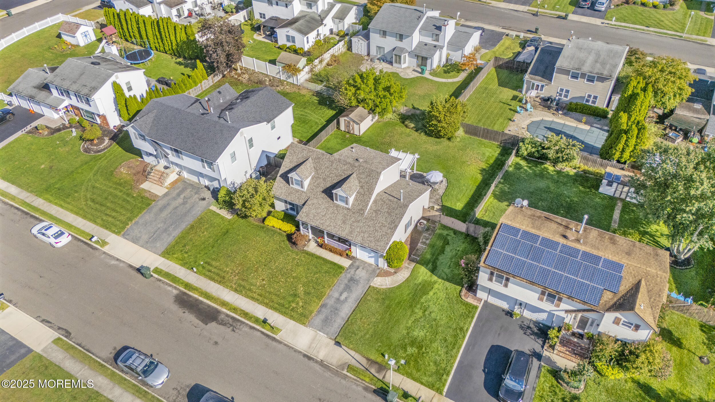 47 Yellowstone Lane Howell, NJ 07731 - Photo 41 of 47 an aerial view of a house with a garden