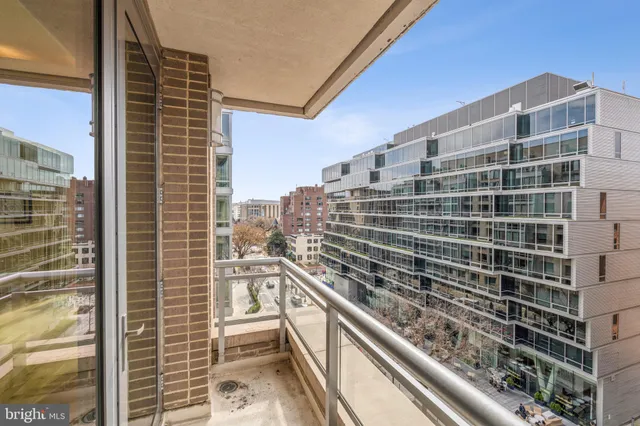 a view of a building with a outdoor space