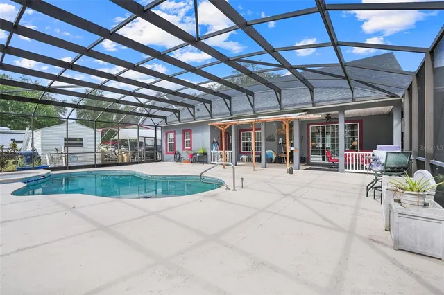 a view of a golf course