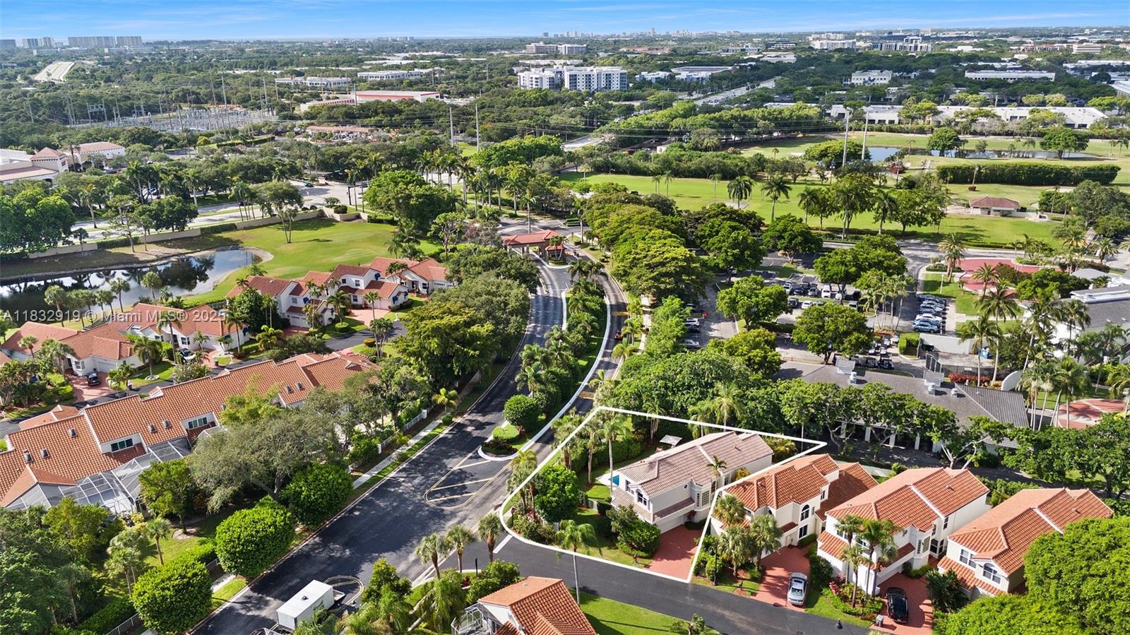 17723 Tiffany Trace Drive Boca Raton, FL 33487 - Photo 42 of 44 an aerial view of residential houses with outdoor space and street view