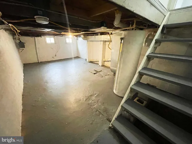 a view of storage and utility room