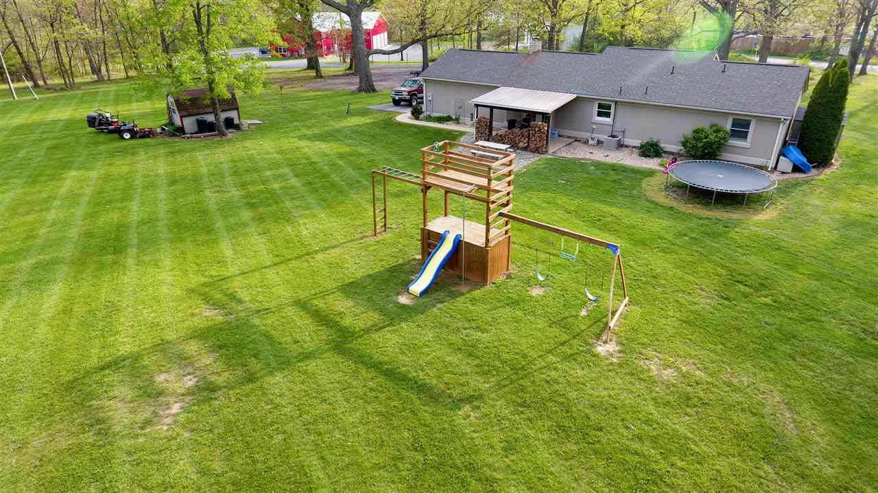 34 Swartzel Shop Road Staunton, VA 24401 - Photo 5 of 47 a aerial view of a house with swimming pool garden and patio