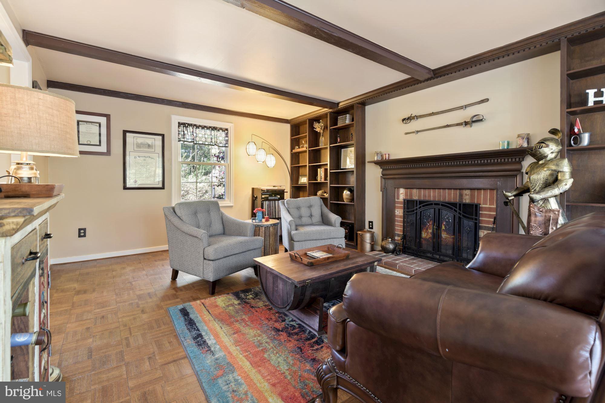 11007 Howland Drive Reston, VA 20191 - Photo 22 of 77 Parlor Room - Fireplace Recently Inspected & Swept