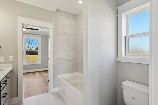 a view of building with yard