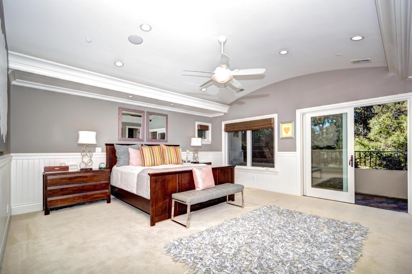 641 Mills Avenue Los Altos, CA 94022 - Photo 15 of 36 a bed room with a bed and a large window