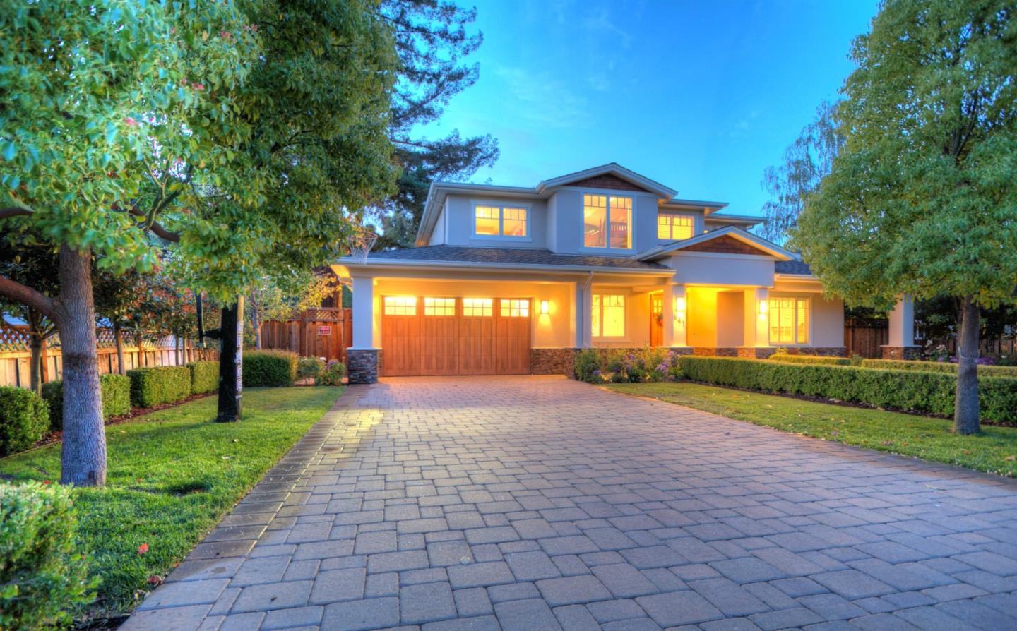 641 Mills Avenue Los Altos, CA 94022 - Photo 3 of 36 a front view of a house with a yard and trees