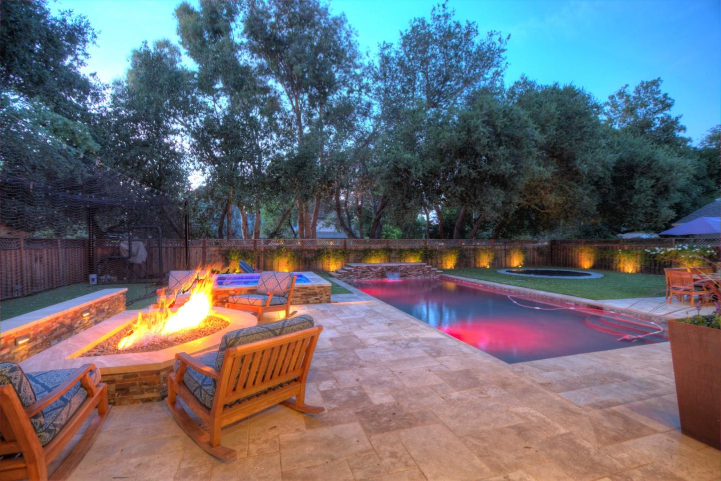 641 Mills Avenue Los Altos, CA 94022 - Photo 31 of 36 a backyard of a house with swimming pool and outdoor space