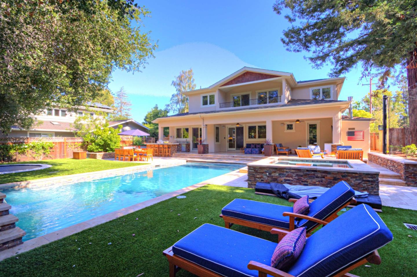 641 Mills Avenue Los Altos, CA 94022 - Photo 34 of 36 a view of a yard with furniture