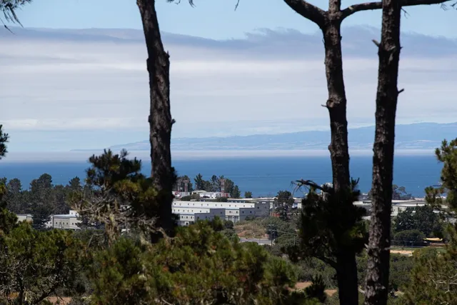 a view of lake with mountain