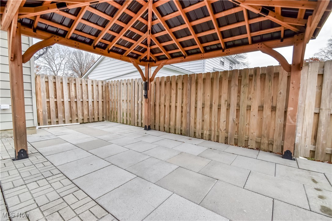 5618 Dolphin Road Mentor, OH 44060 - Photo 42 of 46 View of patio with a gazebo