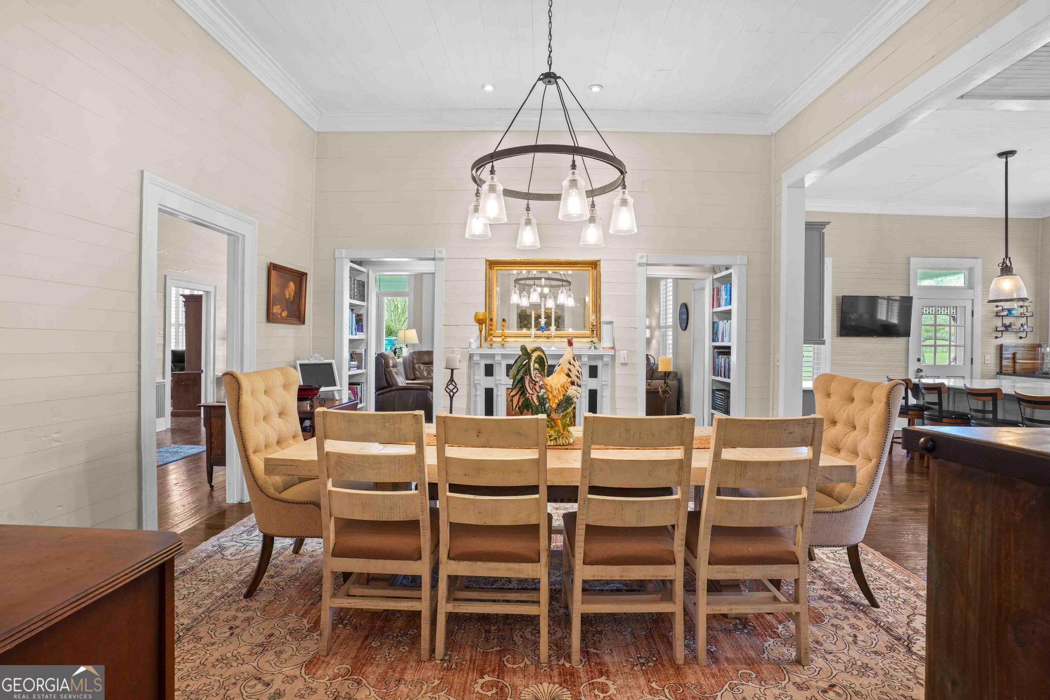 193 Bartee Road Woodbury, GA 30293 - Photo 19 of 84 a view of a dining room with furniture window and wooden floor