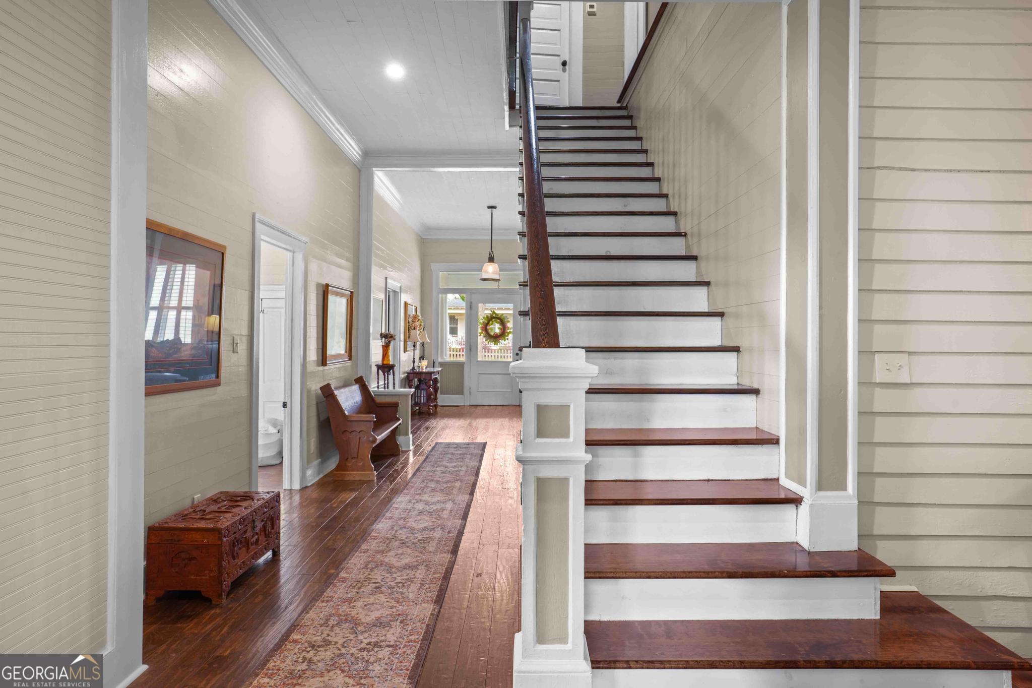 193 Bartee Road Woodbury, GA 30293 - Photo 50 of 84 a view of entryway and hall with wooden floor