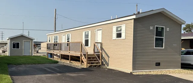 a view of a house with a balcony