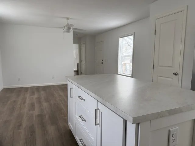 wooden floor in an empty room