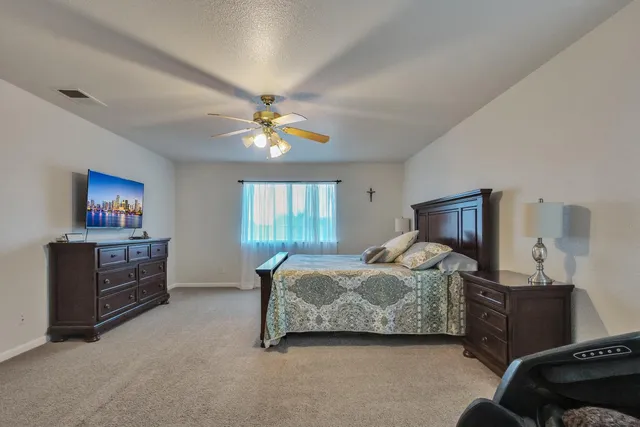 a view of a bathroom from the hallway