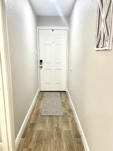 an entryway of a house