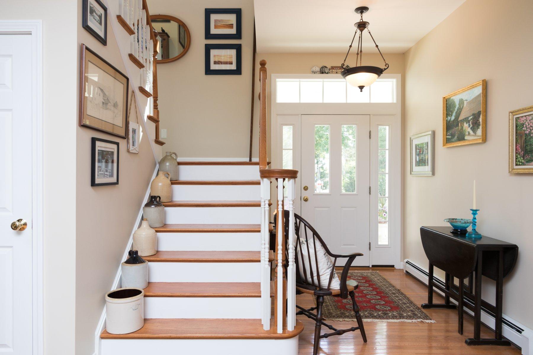 1925 Bridge Road Eastham, MA 02642 - Photo 9 of 35 a view of hall way with furniture and staircase