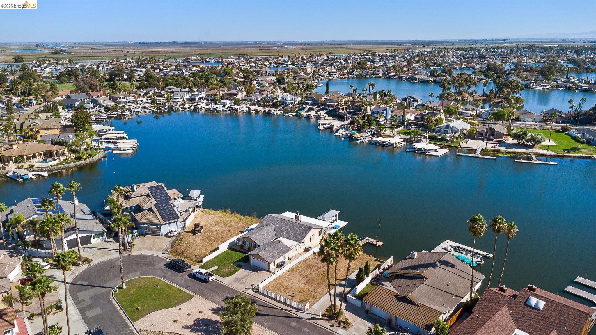 4475 Discovery Point Discovery Bay, CA 94505 - Photo 11 of 16 an aerial view of a house with a ocean view