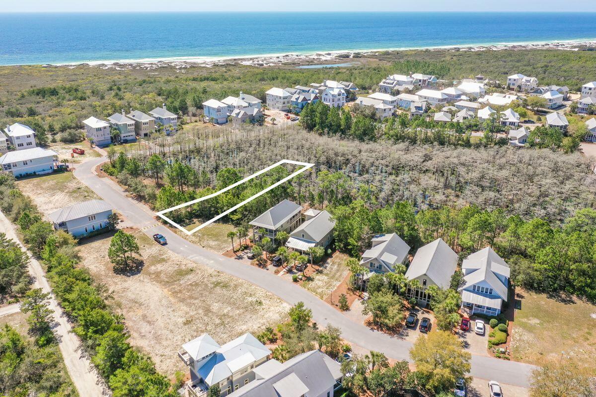 Lot 87 Cypress Drive Santa Rosa Beach, FL 32459 - Photo 8 of 39 an aerial view of residential houses with outdoor space