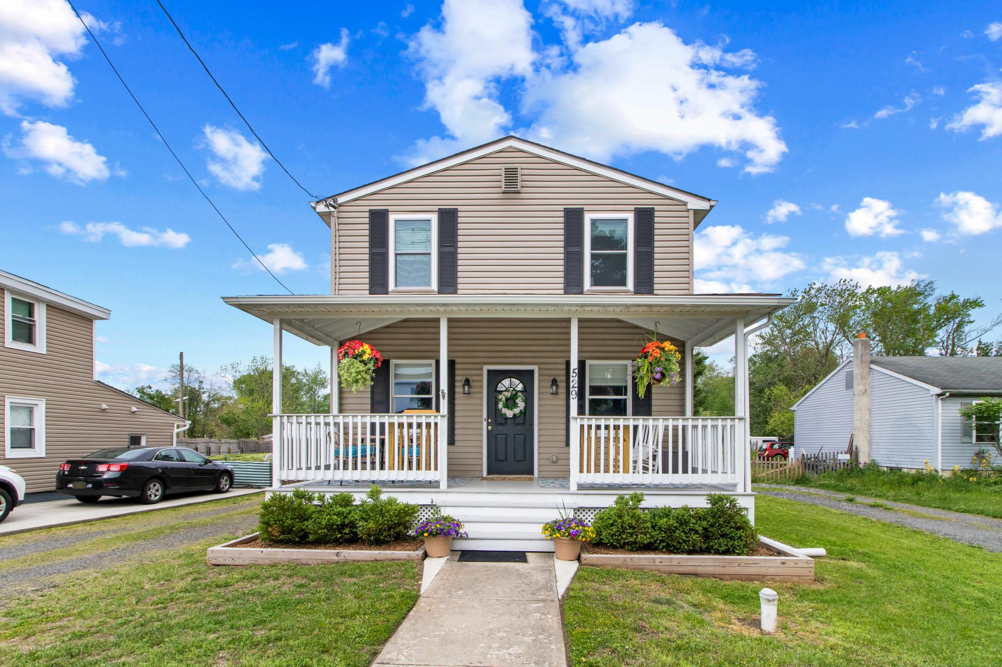 529 Ridge Road Southampton, NJ 08088 - Photo 1 of 25 a front view of a house with a yard