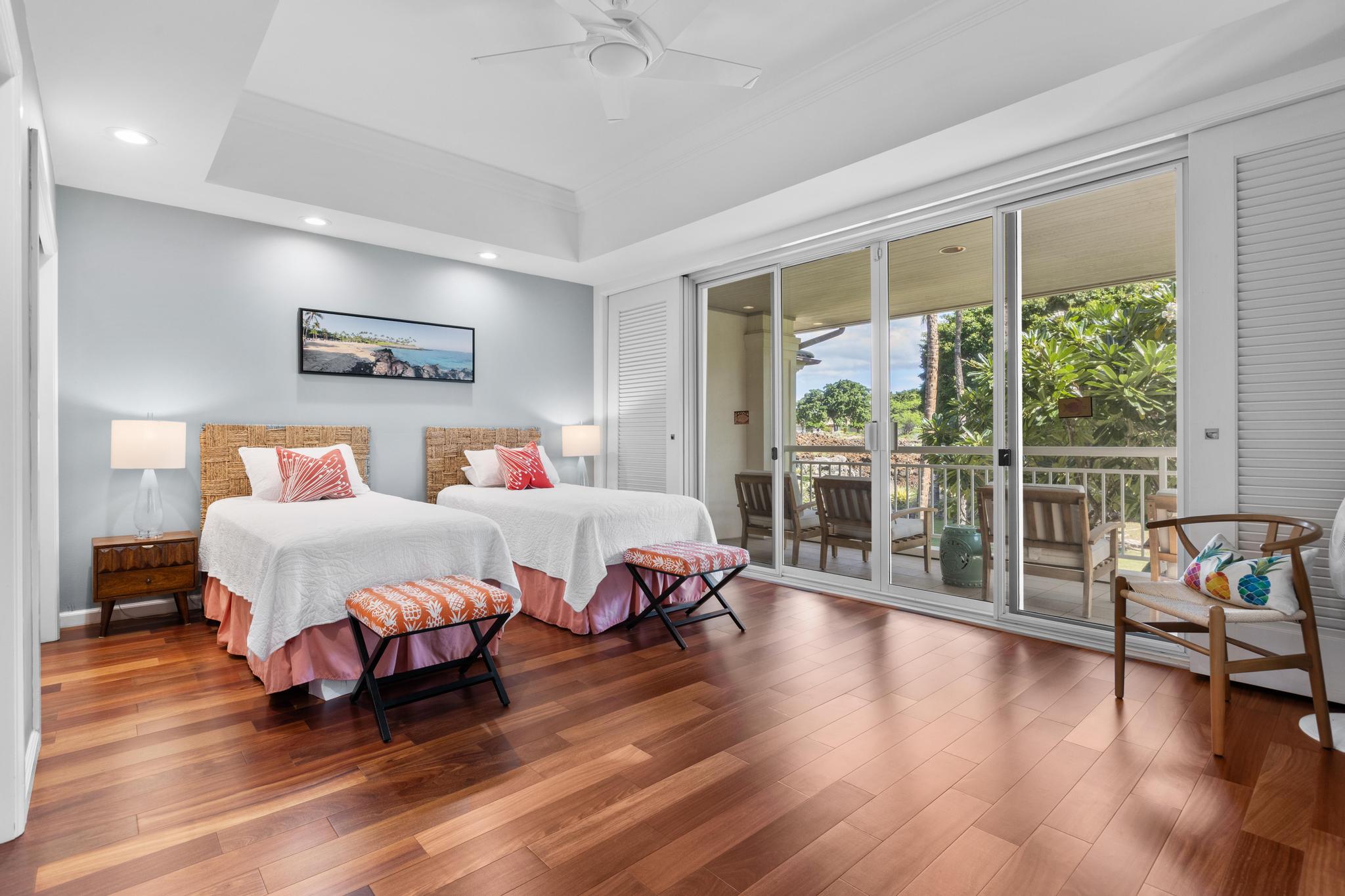 68-1375 Pauoa Road, Unit M4 Kamuela, HI 96743 - Photo 23 of 30 a spacious bedroom with a bed and a large window