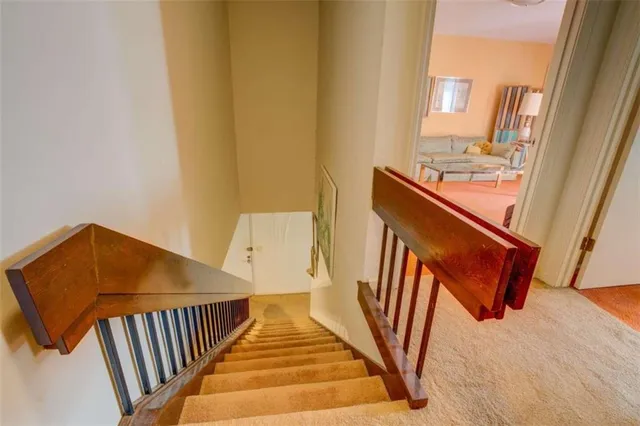 a view of an front door