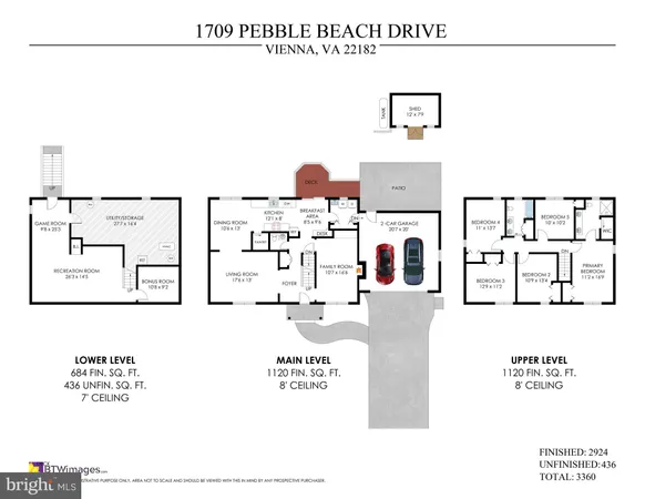 $1,299,990 | 1709 Pebble Beach Drive, Vienna, VA 22182