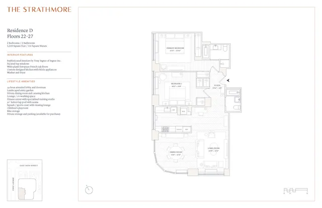 $2,120,000 | 400 East 84th Street, Unit 25D | Upper East Side