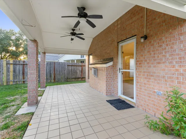 a view of a entryway door front of house