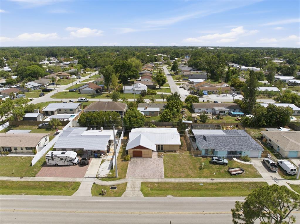 4536 Webber Street Sarasota, FL 34232 - Photo 32 of 45 an aerial view of residential houses with outdoor space