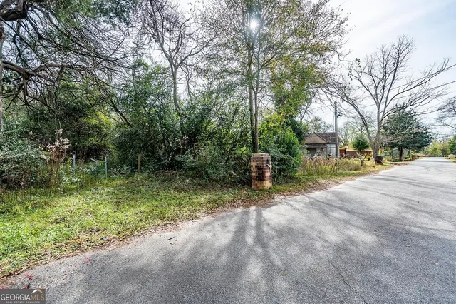 a view of road with tree