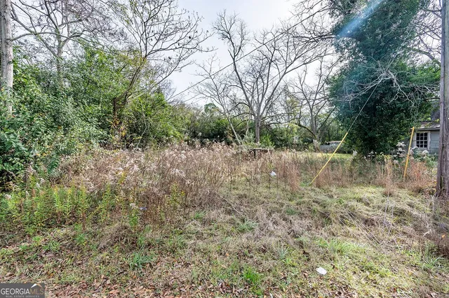 a view of a lake with houses