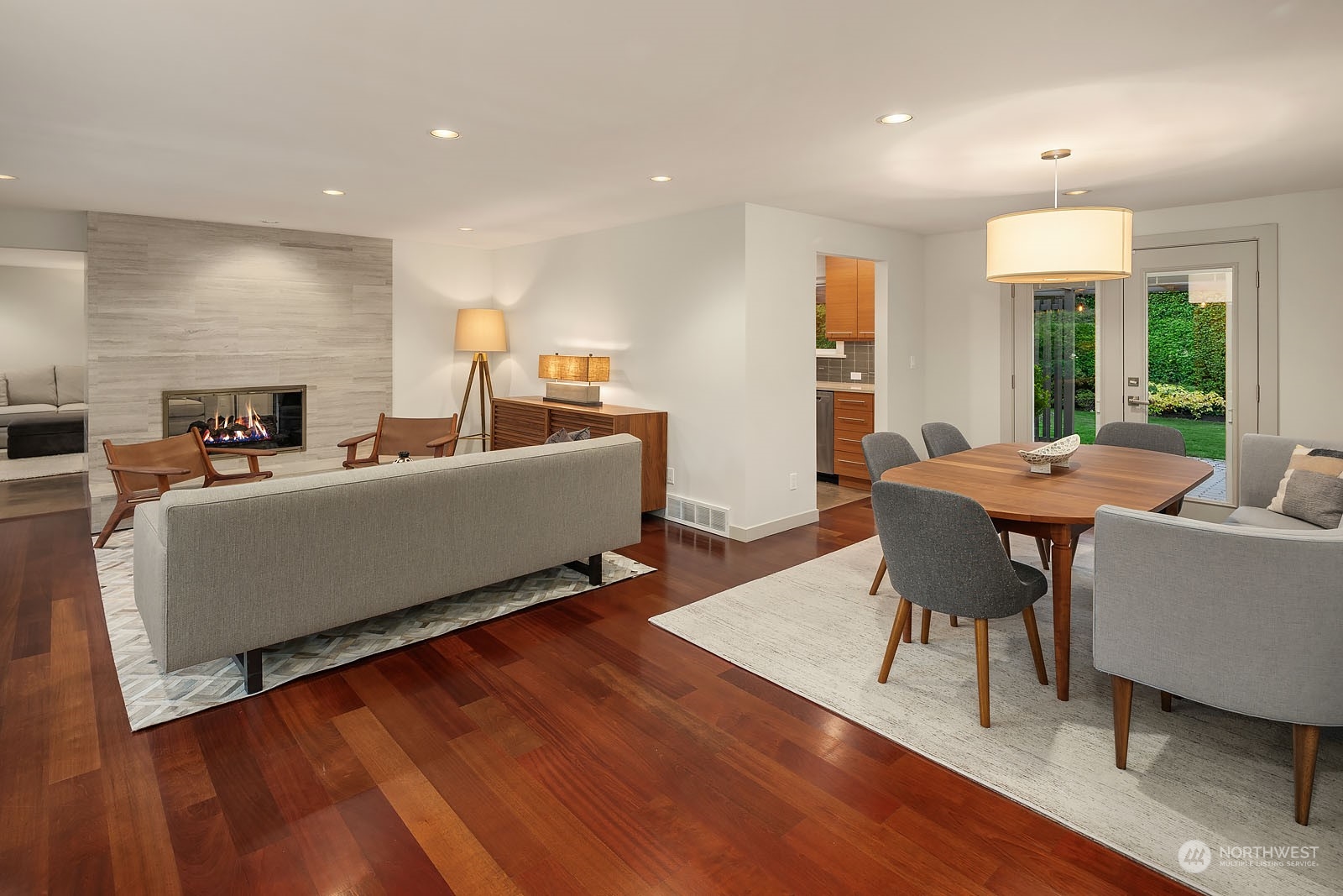 3001 Hunts Point Road Hunts Point, WA 98004 - Photo 6 of 33 a living room with furniture and a wooden floor