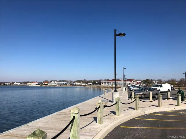 a view of a yard with large trees