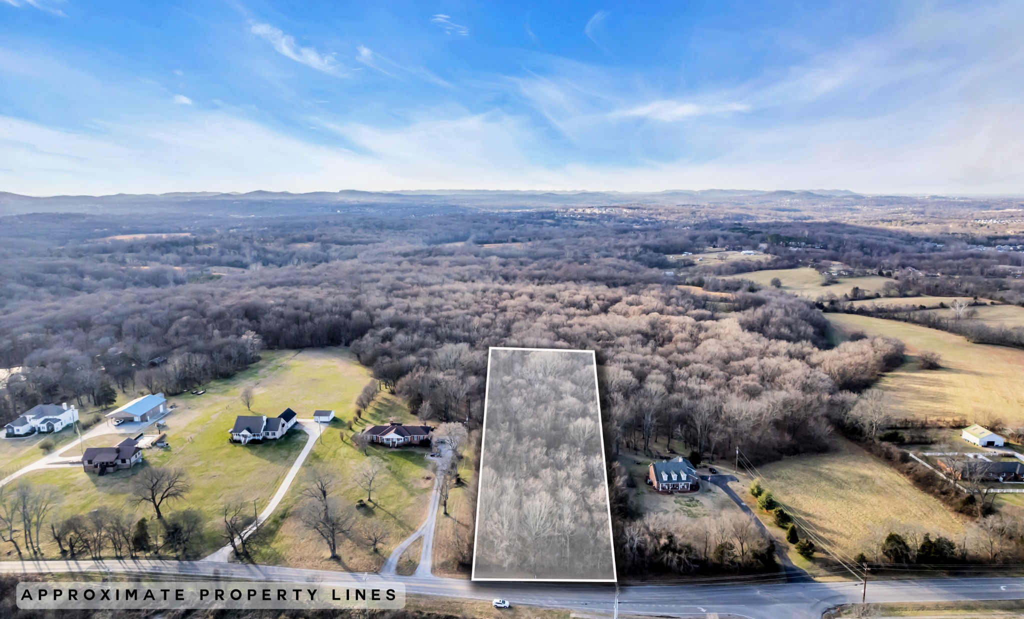 0 Battle Road Nolensville, TN 37135 - Photo 1 of 13 an aerial view of a house with a garden