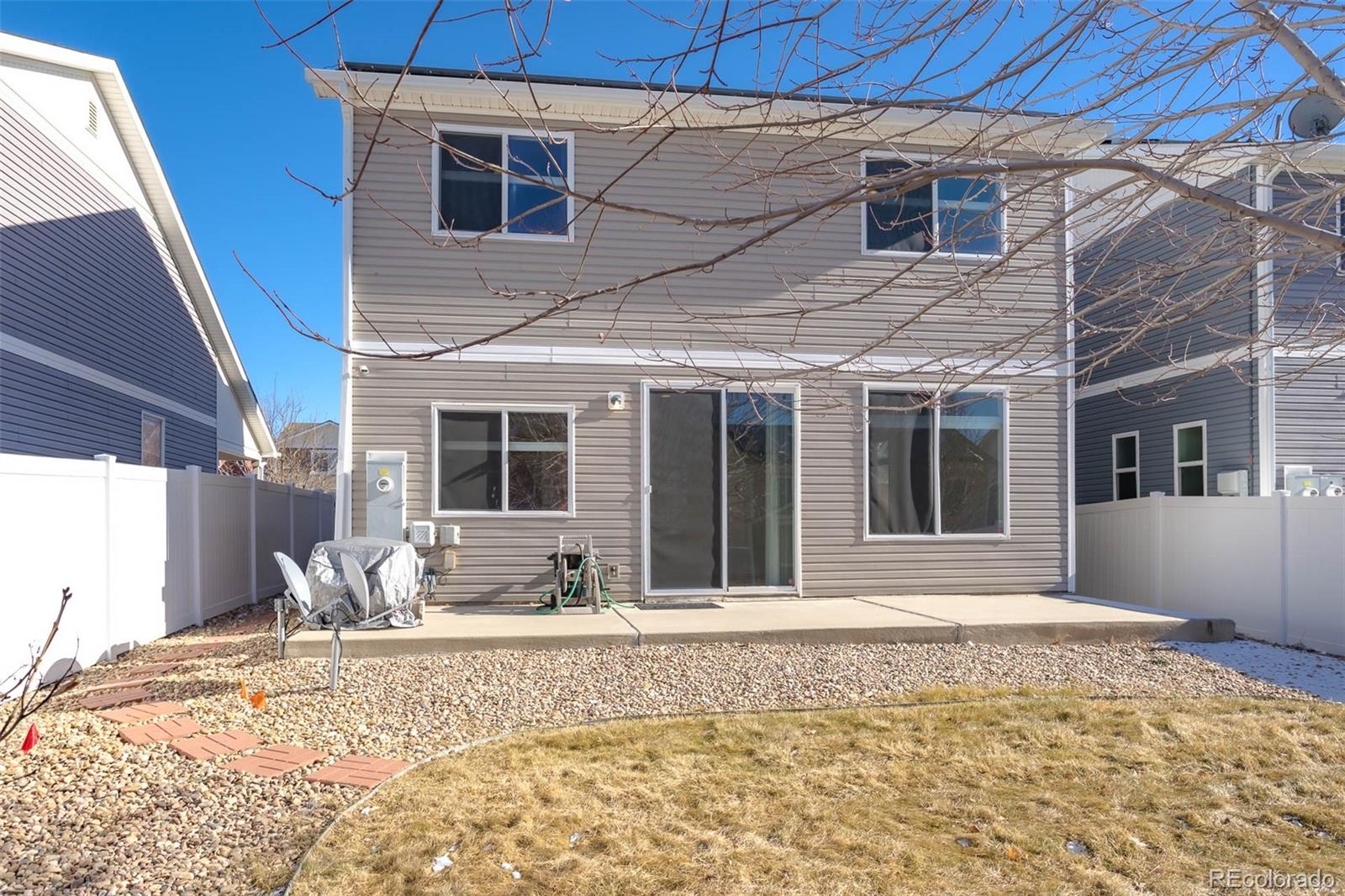 5559 Malta Street Denver, CO 80249 - Photo 20 of 27 a view of a house with a patio
