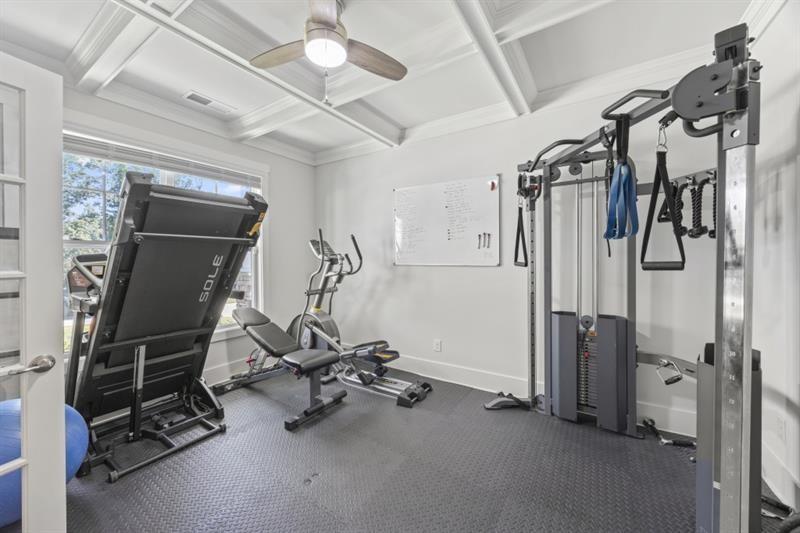3431 Big View Road Gainesville, GA 30506 - Photo 23 of 59 a view of a room with gym equipment