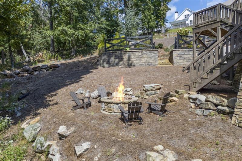 3431 Big View Road Gainesville, GA 30506 - Photo 53 of 59 a view of a backyard with sitting area